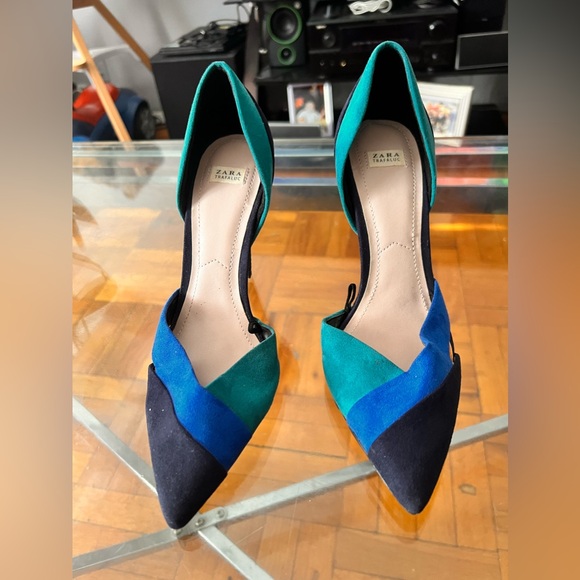 Zara Shoes - Zara shoes size 38, blue , green , black colour
